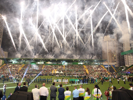 Abertura dos JASC em Chapecó teve show nacional, espetáculo de dança e muita emoção