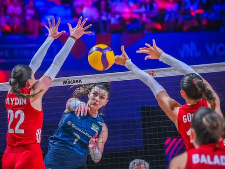 Brasil leva virada da Turquia e é vice da Liga das Nações pela 5ª vez