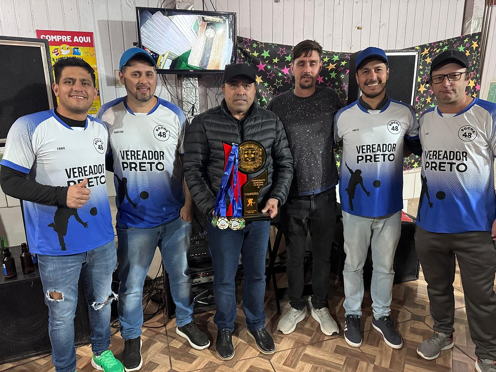 Bar do Vazzoler é campeão da Bocha 48 de Caxambu do Sul
