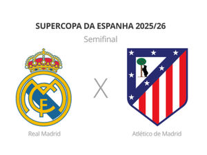 Dérbi de Madri decide quem vai á final da Supercopa da Espanha