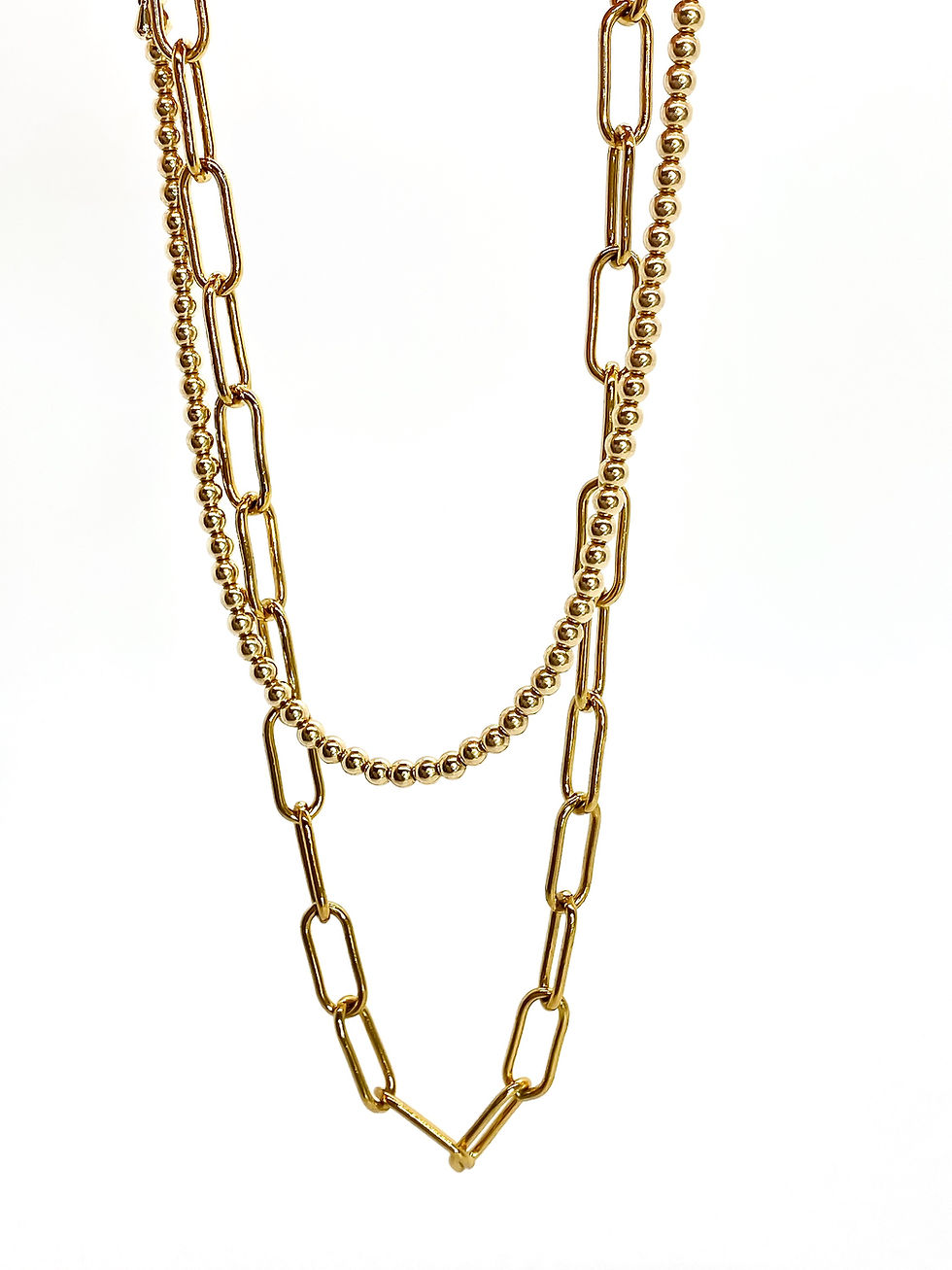 Thumbnail: 14K gf 4mm necklace