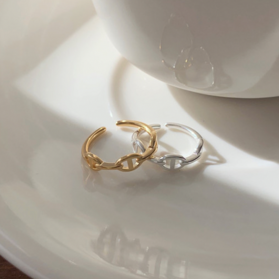 Thumbnail: Mini Hermes st chaine d'ancre pinky ring