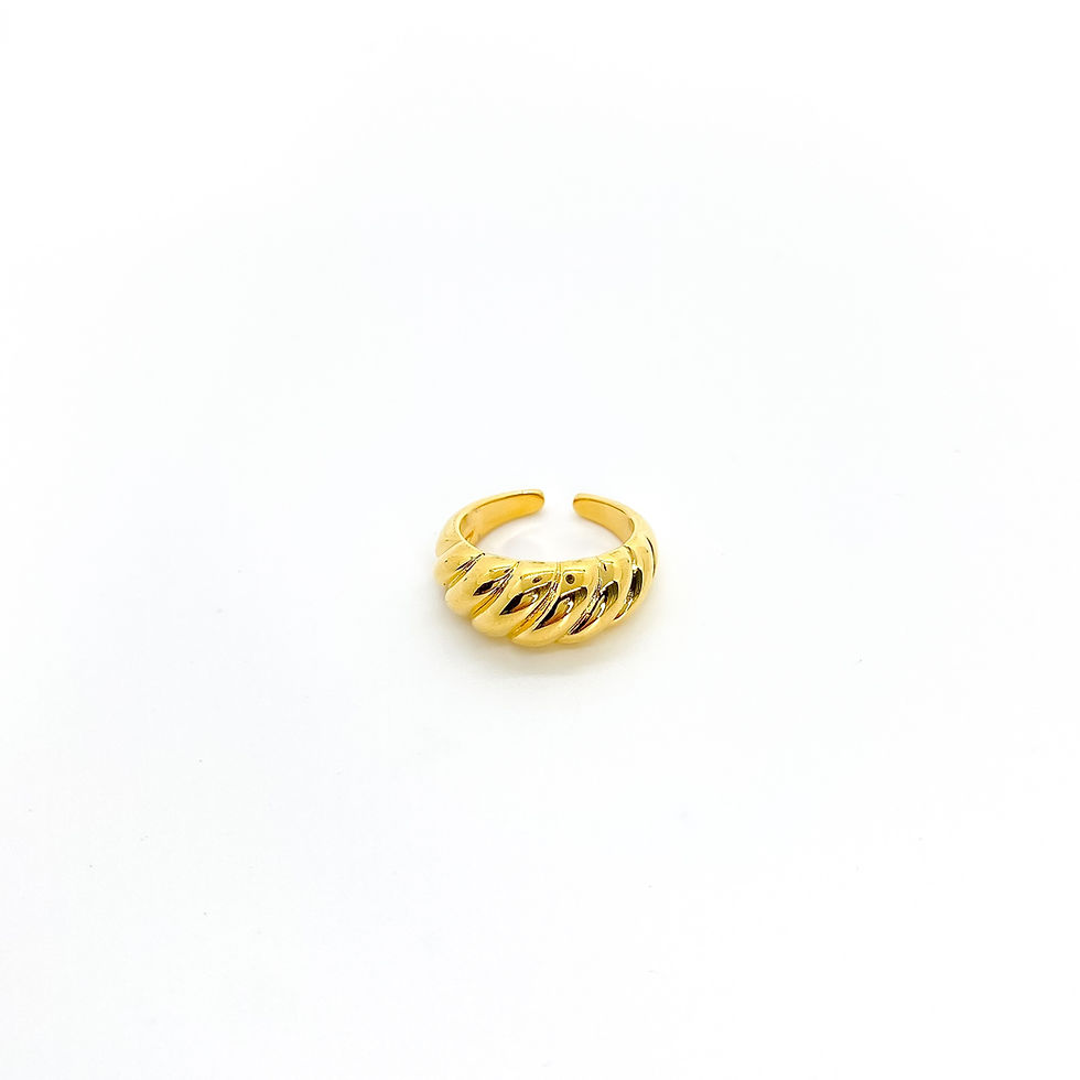 Thumbnail: Baguette gold ring