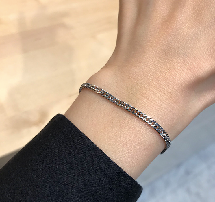 Miniatura: pulsera fina de acero quirúrgico one edition
