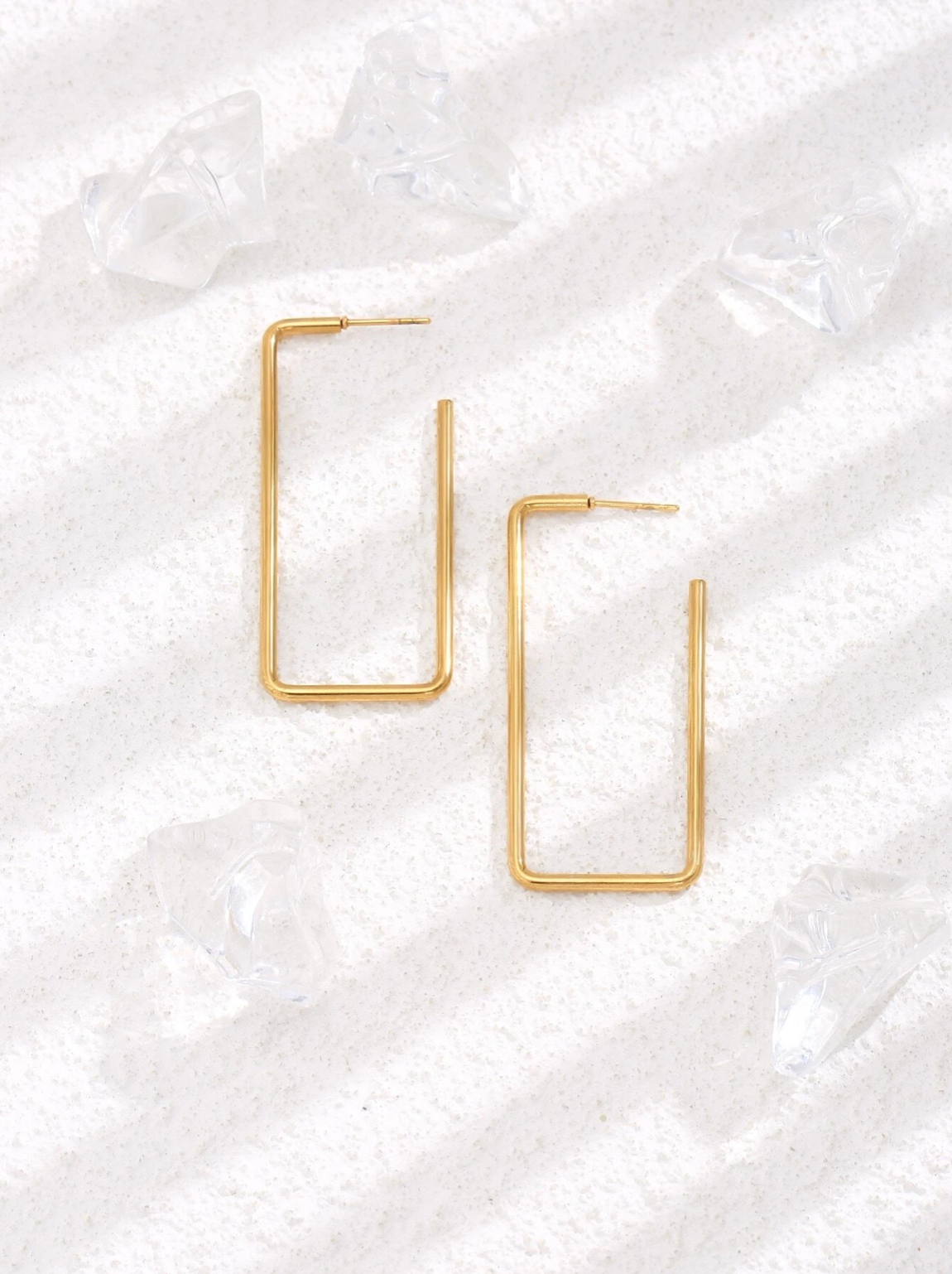 Geometric Hoop Earrings