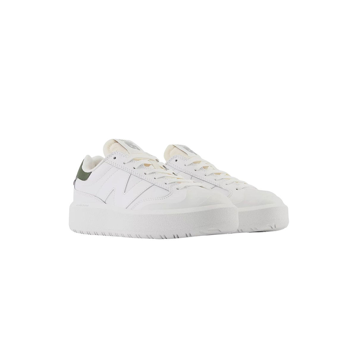 NEW BALANCE 302 SNEAKERS 'WHITE/GREEN'