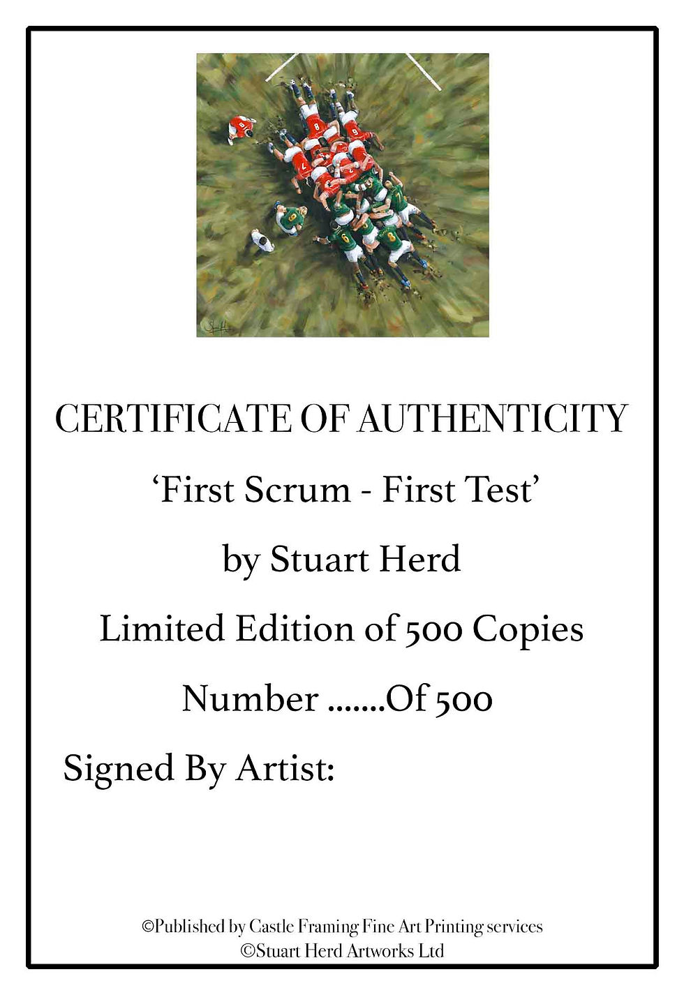 Thumbnail: 'First Scrum - First Test' - Springboks v British & Irish Lions