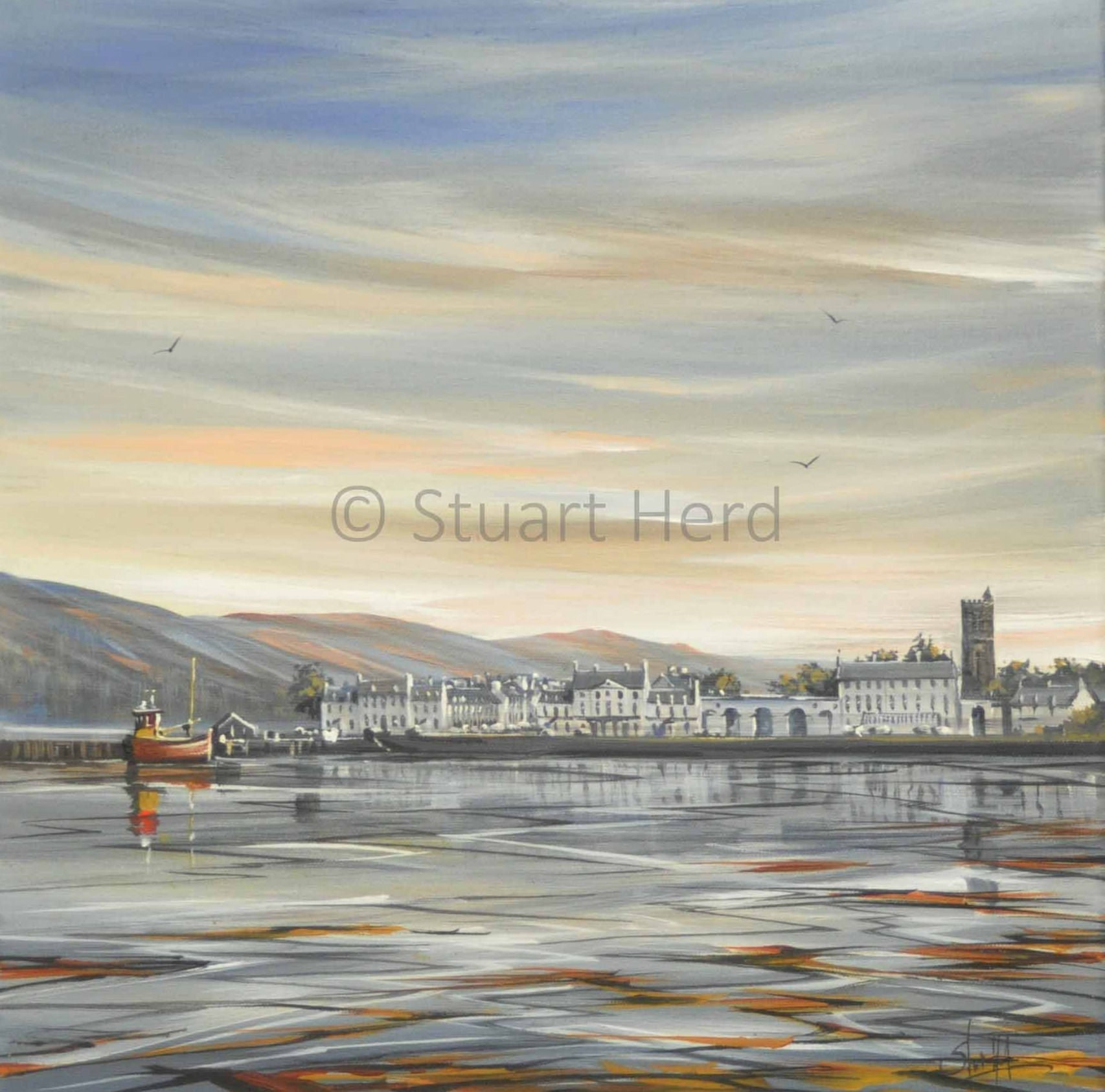 Evening Lights, Front View - Inveraray