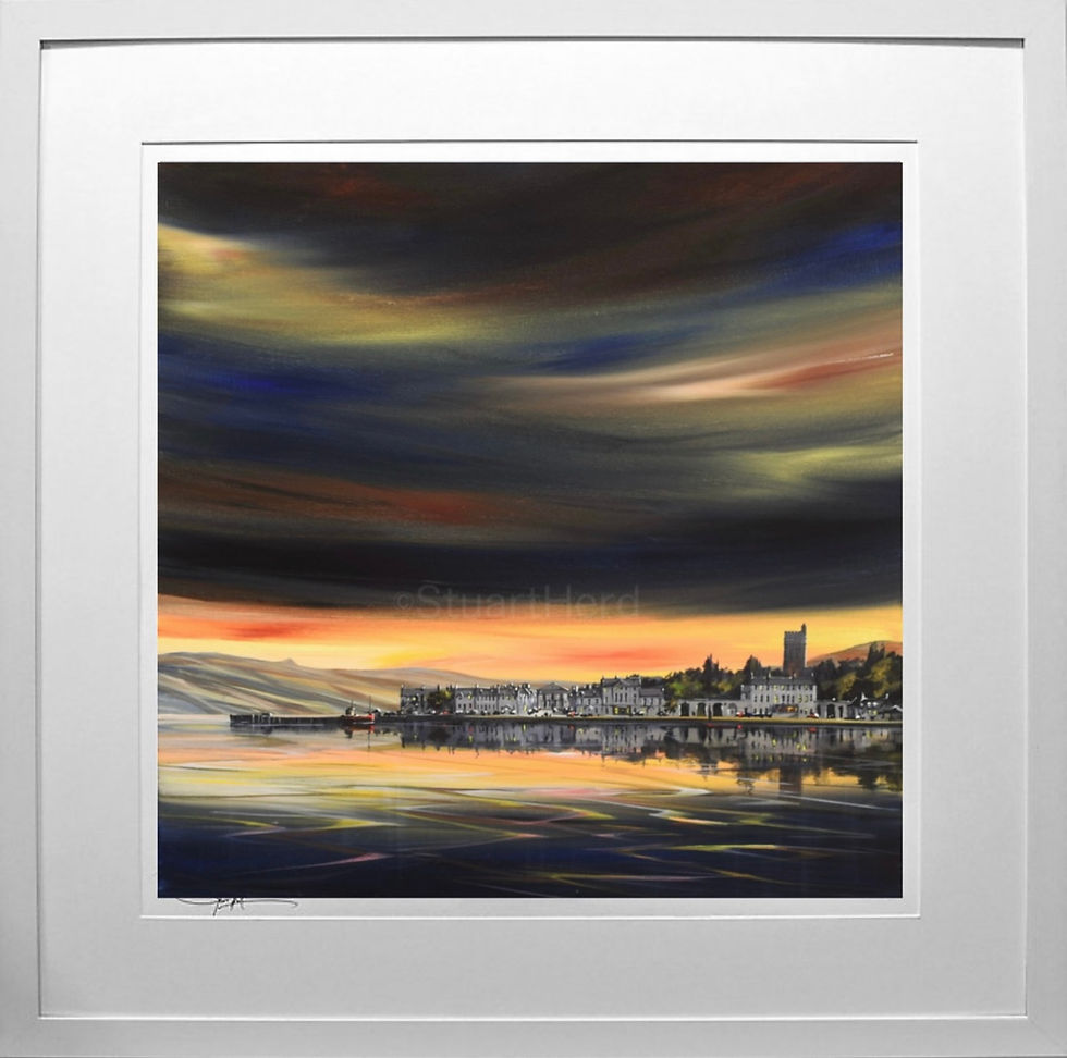 Thumbnail: Storms coming - Dusk, Inveraray