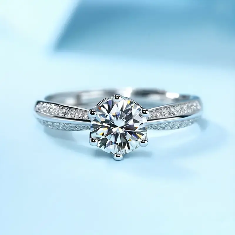 Thumbnail: Fashion Round Solitaire Engagement Ring