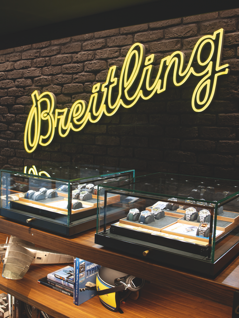 Breitling Boutique in Basel in lässig-eleganter Atmosphäre