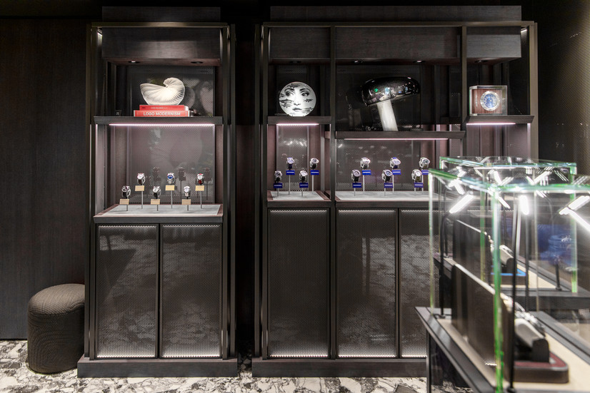 Panerai Boutique Basel – Boutique-Innenraum mit moderner Ambiente