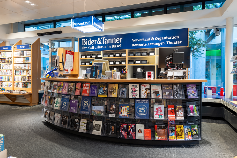 Kulturhaus Bider & Tanner Basel Vorverkaufsstelle mit Tickets für Theater und Konzerte