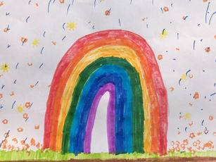 MIT REGENBOGEN GEGEN DAS CORONAVIRUS