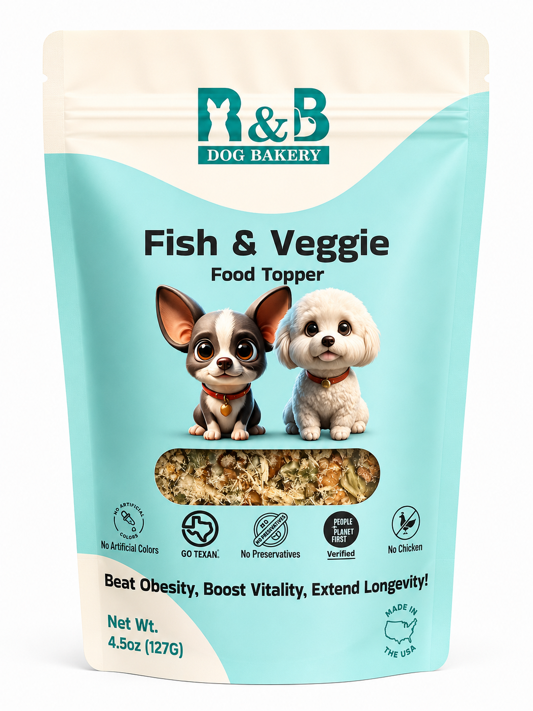 Fish & Veggie Food Topper