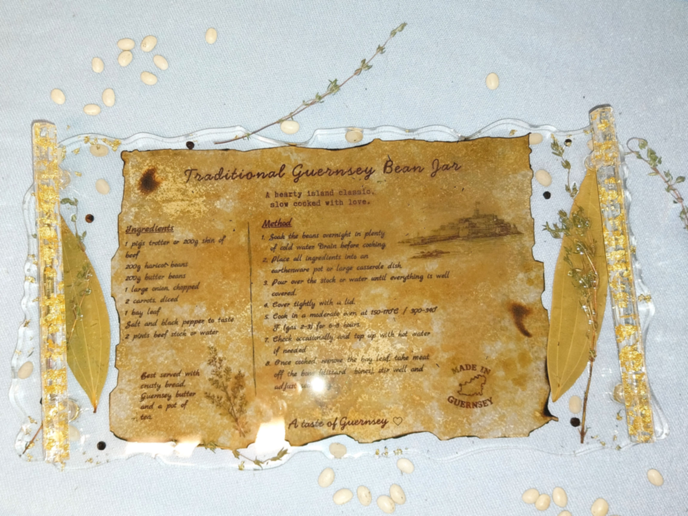 Bean Jar Recipe Tray