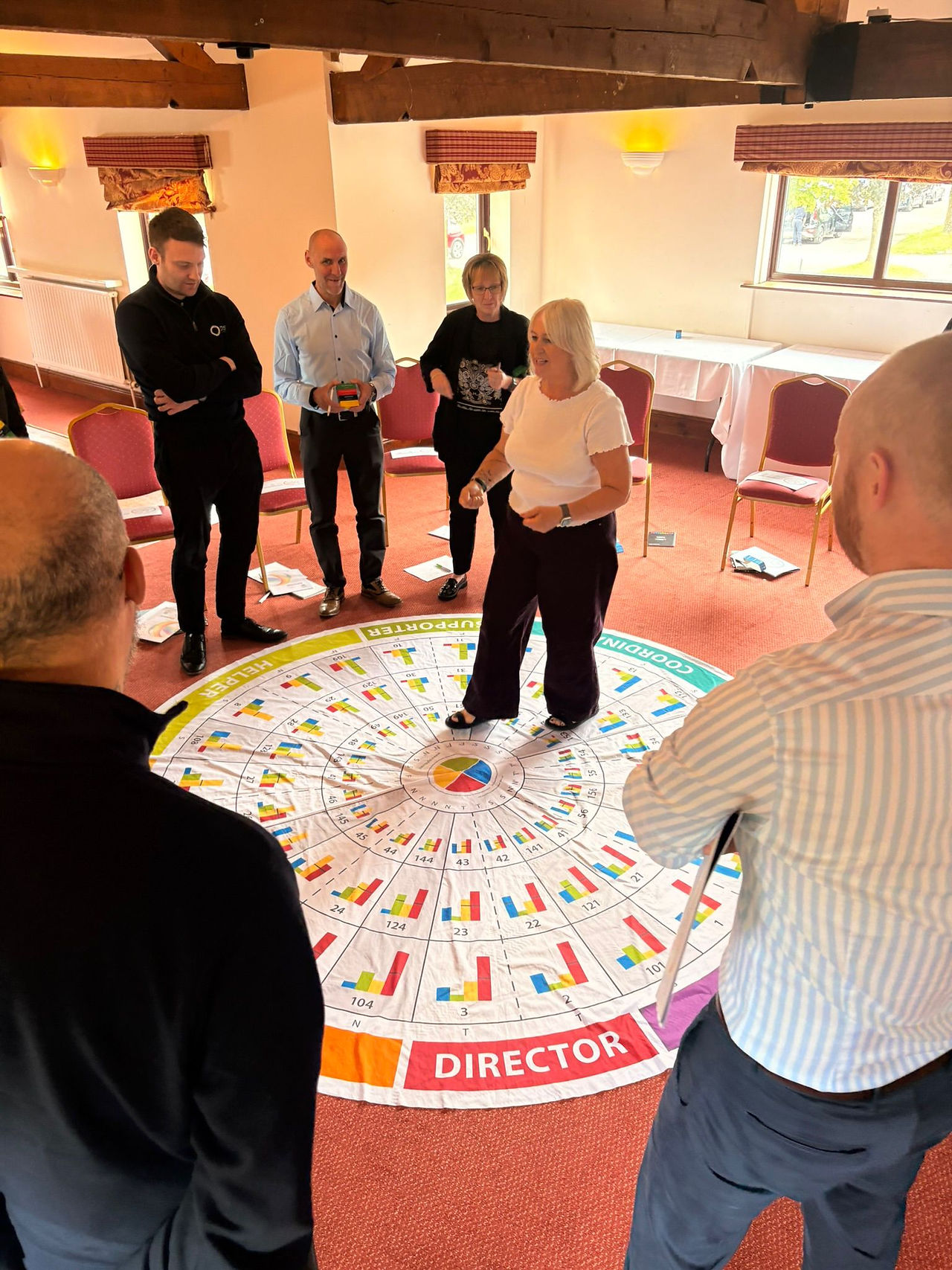 Insights Discovery behavioural profiling materials used to improve collaboration and communication at KDS Solutions.