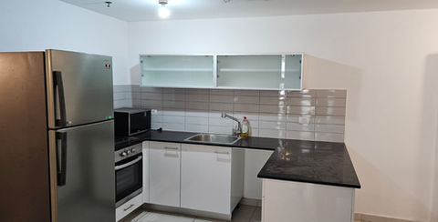 Kitchen in an apartment for sale in the Florentine neighborhood, Tel Aviv
