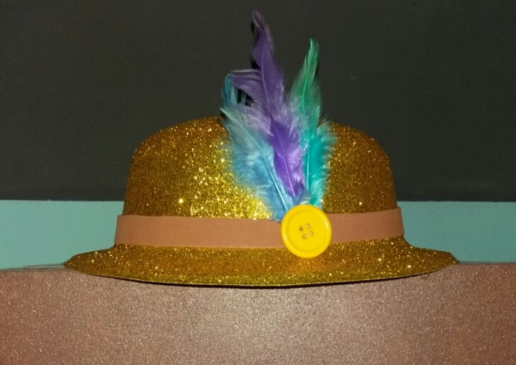 Miniatura: Sombrero de fiesta bombín Wonka