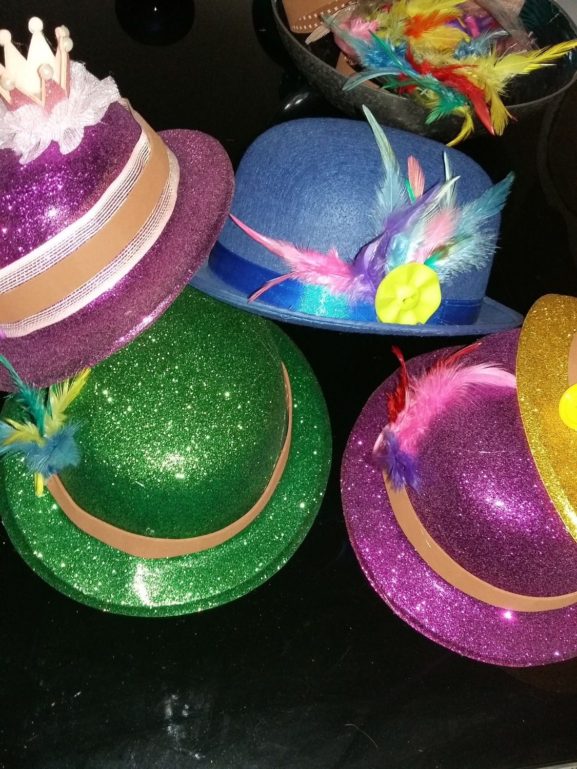 Sombrero de fiesta bombín Wonka