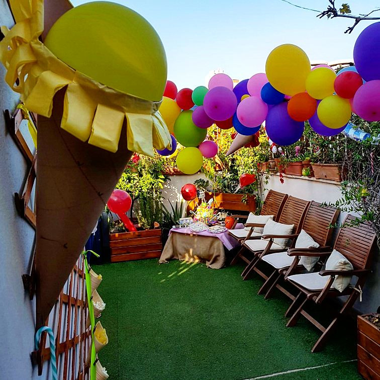 Miniatura: Piñata globo helado