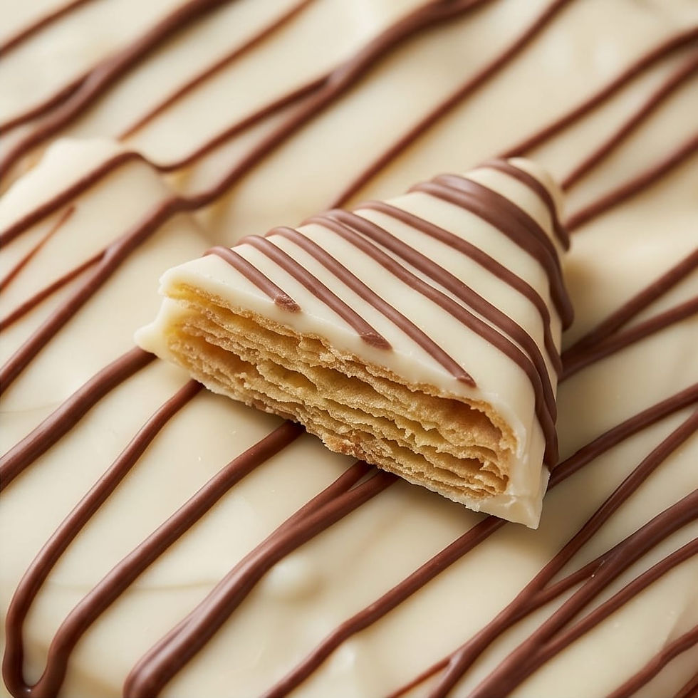 Thumbnail: White chocolate Fan wafer 