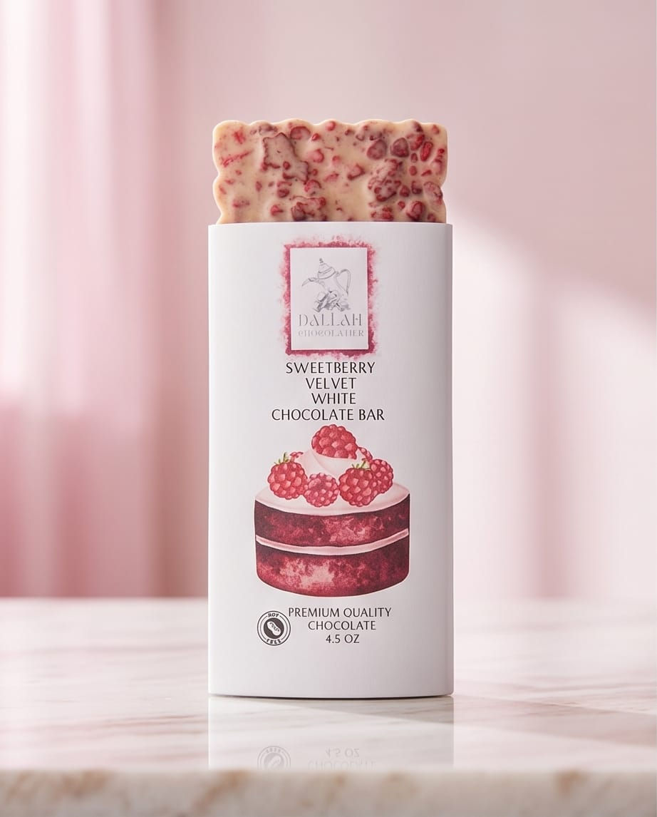 Thumbnail: Sweetberry velvet white chocolate bar 