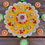 Thumbnail: Yellow Bandhani Booti Rangoli