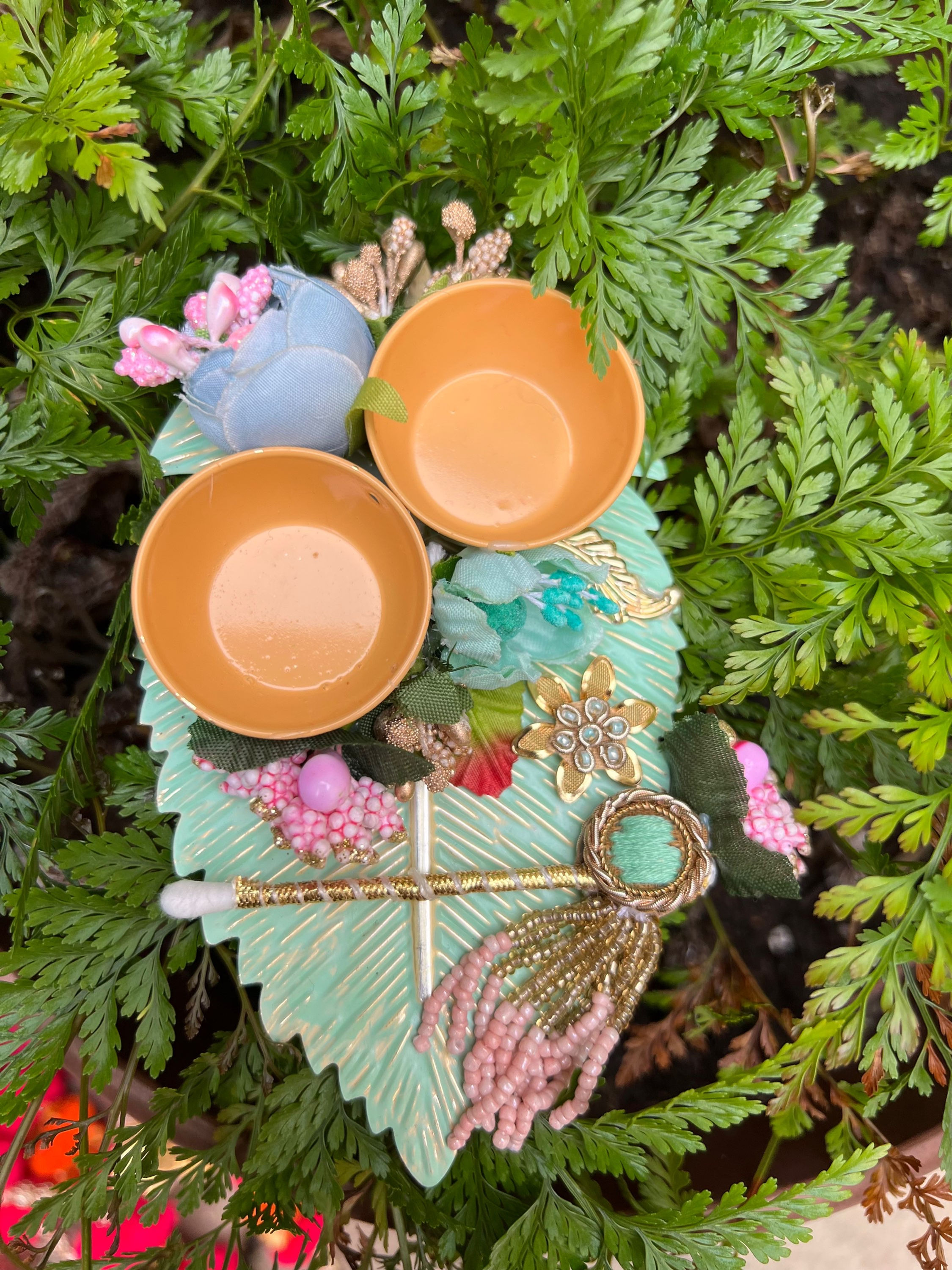 Leaf Roli Tikka Plate