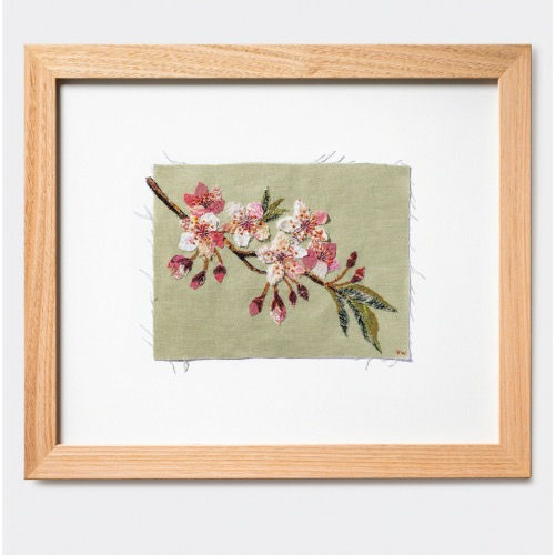 Thumbnail: Cherry Blossom Slow Stitch Kit by Wattle & Loop