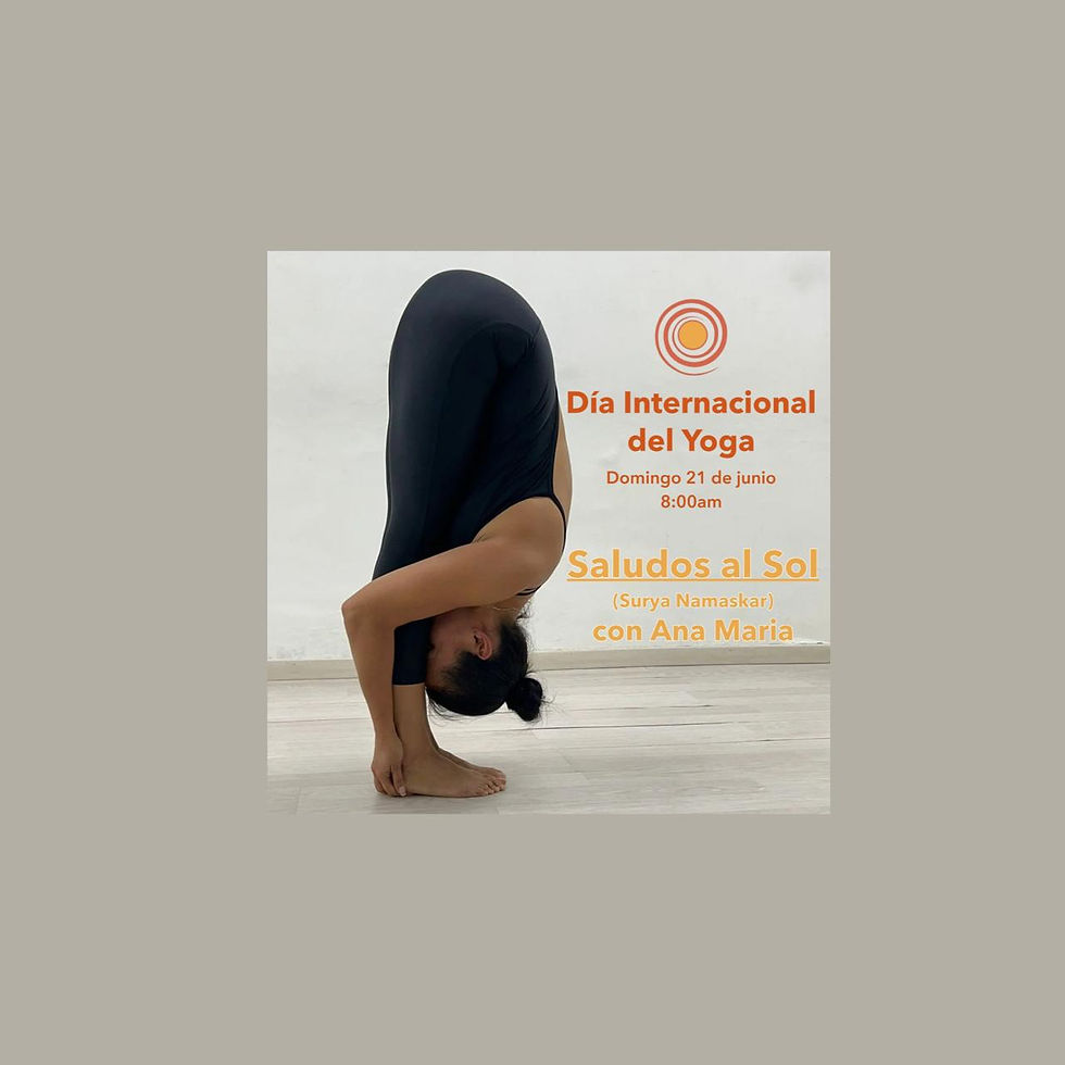 Día Internacional del Yoga: Saludos al Sol con Ana Maria