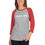 Thumbnail: 3/4 sleeve raglan VB shirt