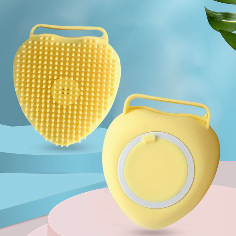 Thumbnail: Esponja Para Banho de Silicone com Dispense Massageador