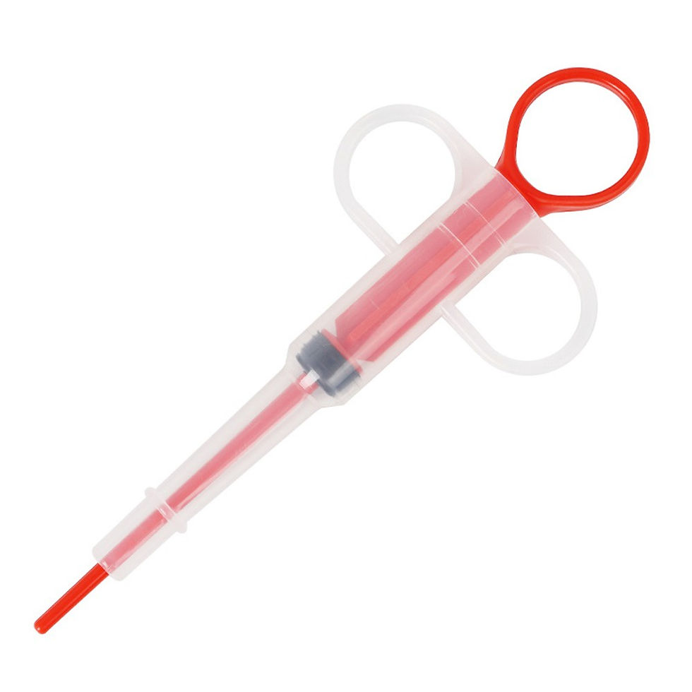 Thumbnail: Pet Medicine Feeder Cat Tablet Syringe Feeder Soft Tip Dual Purpose Feeder Cat P