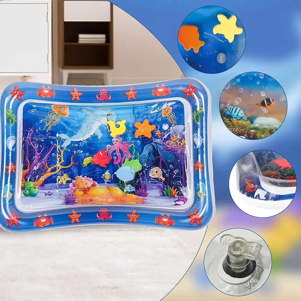 Thumbnail: Water Sensory Play Mat Thickened Inflatable Water Mat For Cat And Dog Pet Playma
