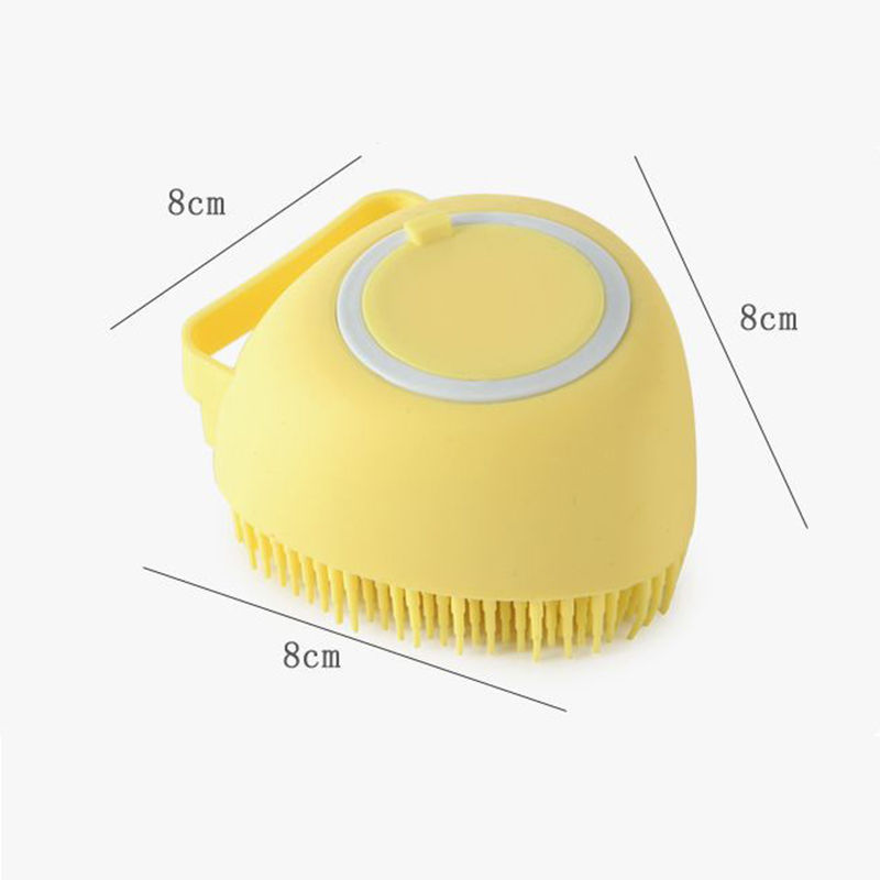 Thumbnail: Esponja Para Banho de Silicone com Dispense Massageador