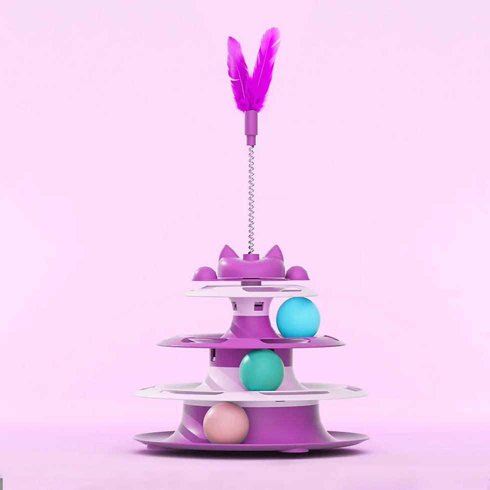 Thumbnail: Pet Toys, Cat Toys, Self-hey, Relieve Boredom, Cat Turntable, Funny Cat Stick, F