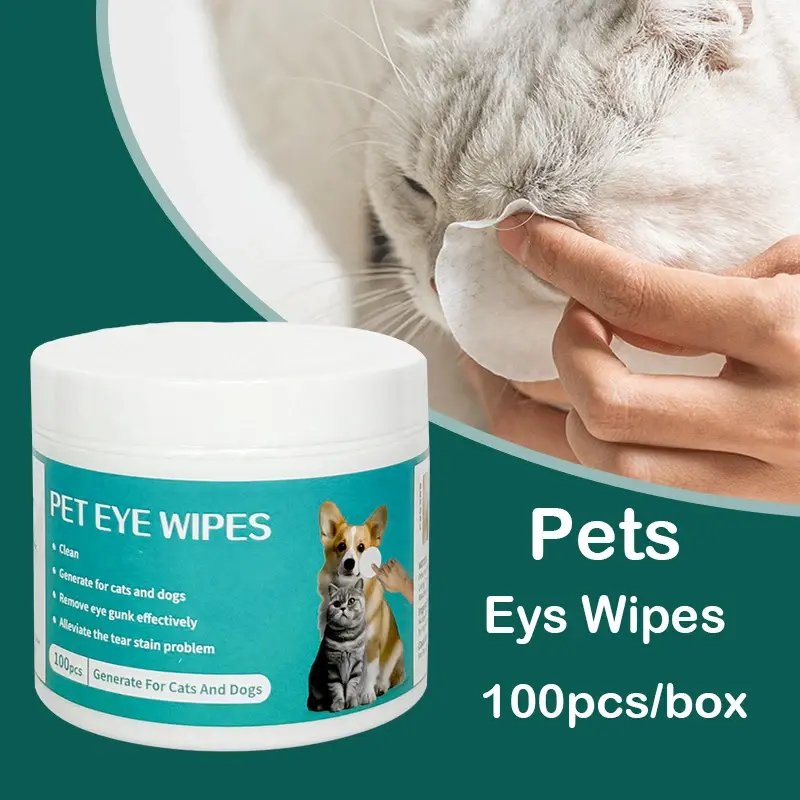 Pet Cleaning Products Eye Wipes To Remove Tear Marks Cleaning Wet Tissues Cat Wi
