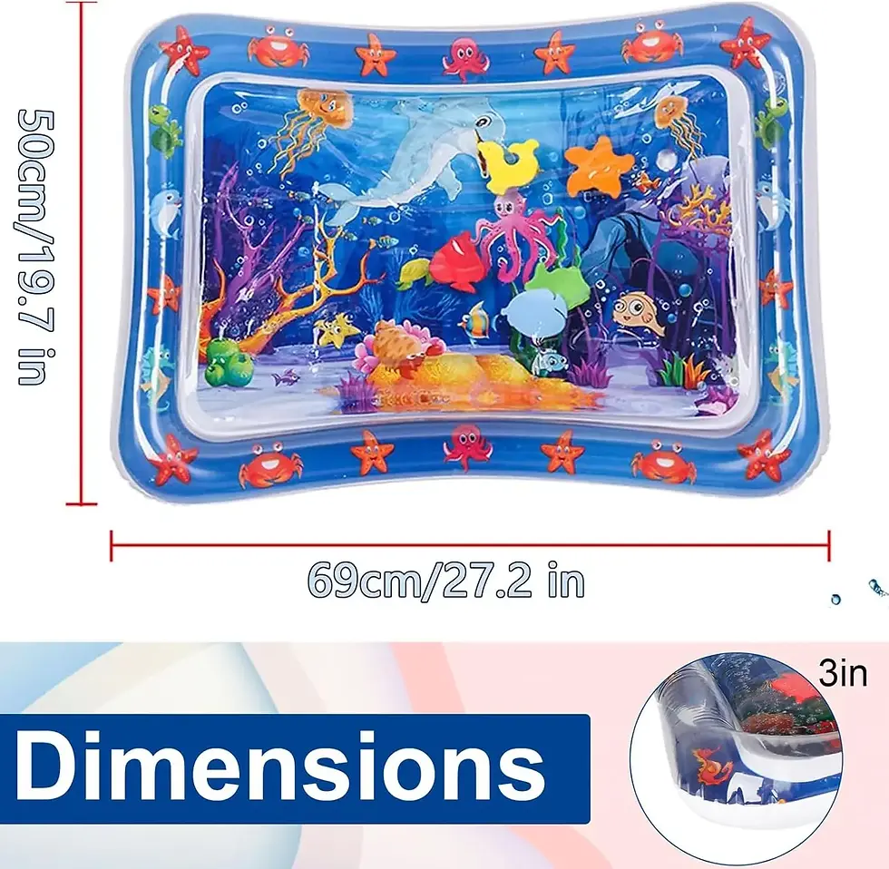 Thumbnail: Water Sensory Play Mat Thickened Inflatable Water Mat For Cat And Dog Pet Playma