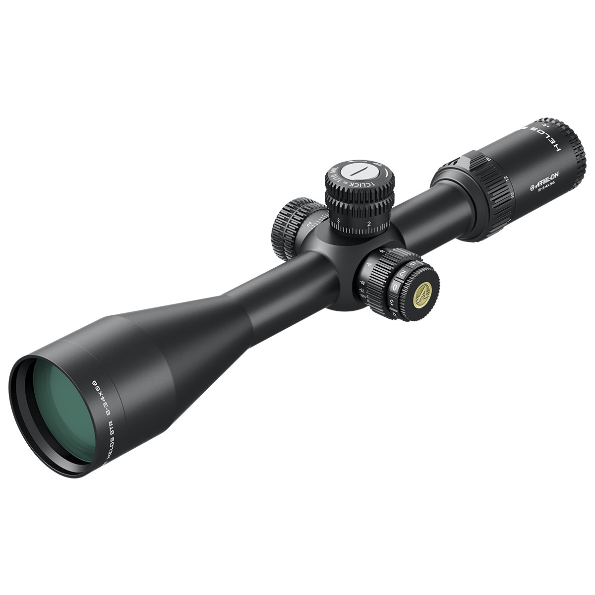 Helos BTR 8-34x56, Direct Dial, Side Focus, 30mm, FFP, APLR2, IR MOA