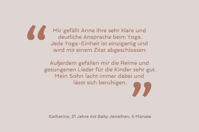 Yoga für Mama und Baby Erfurt - Zitat
