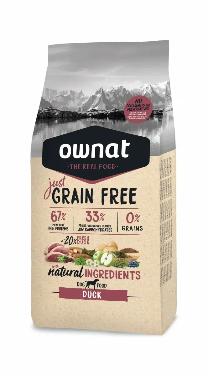 OWNAT Just Grain Free Canard pour chien