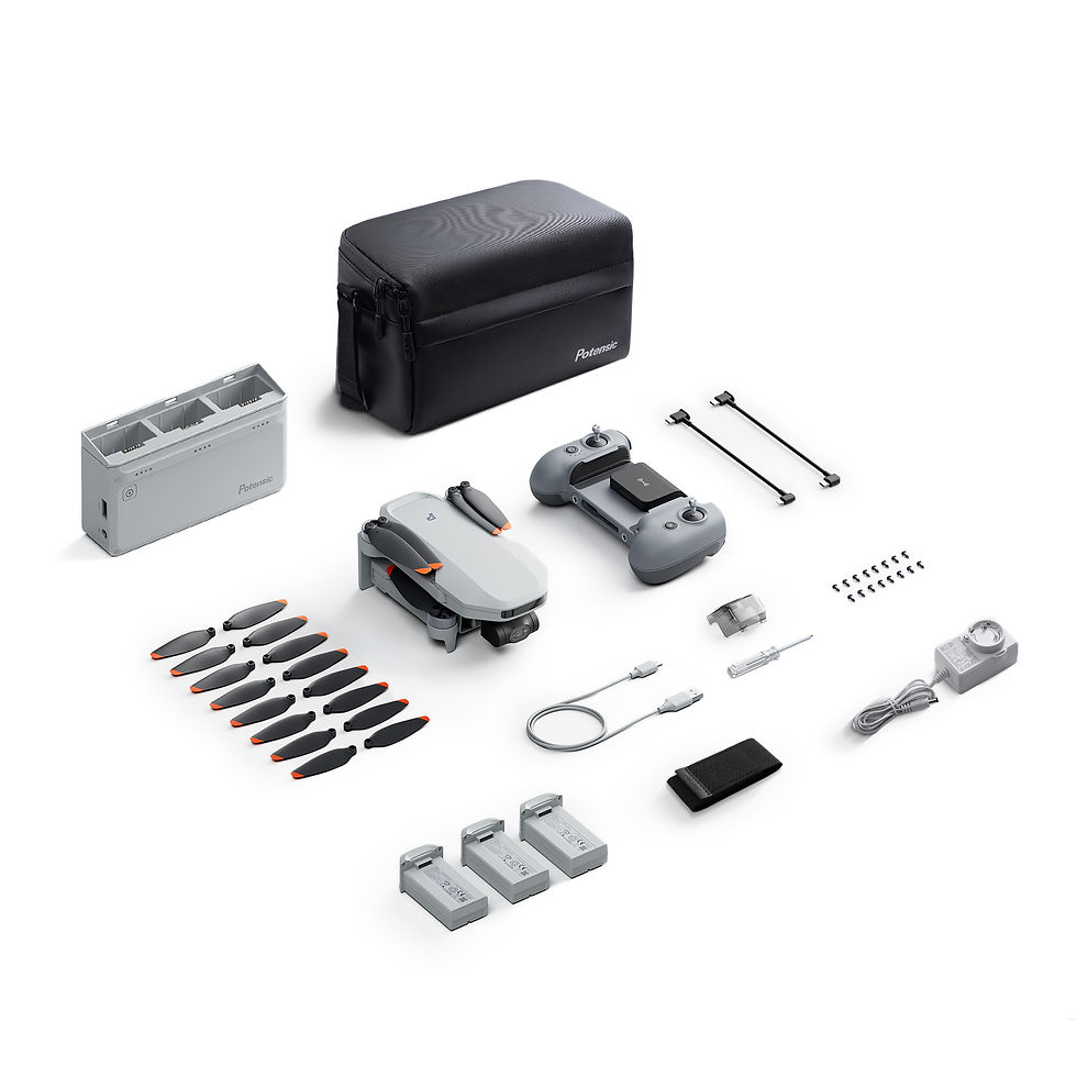 Miniatura: Drone Potensic ATOM 2 Profissional 8K Abaixo de 249g Mini Drone 