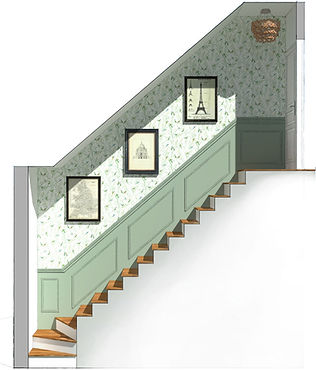 Après - Home Staging Virtuel Escalier
