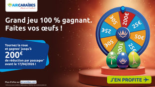 Roue 100% gagnante Air Caraïbes