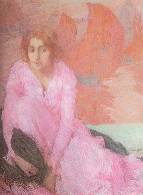 Dame en Rose Lady in Pink