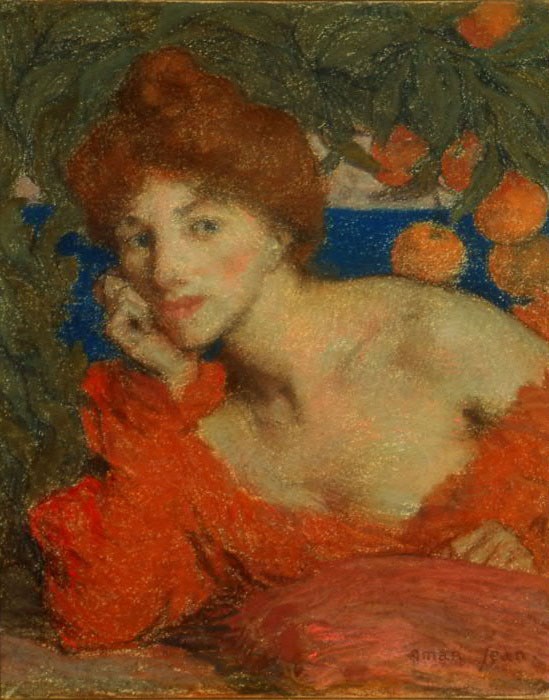 Sous les Orangers (Femme à Amalfi) U