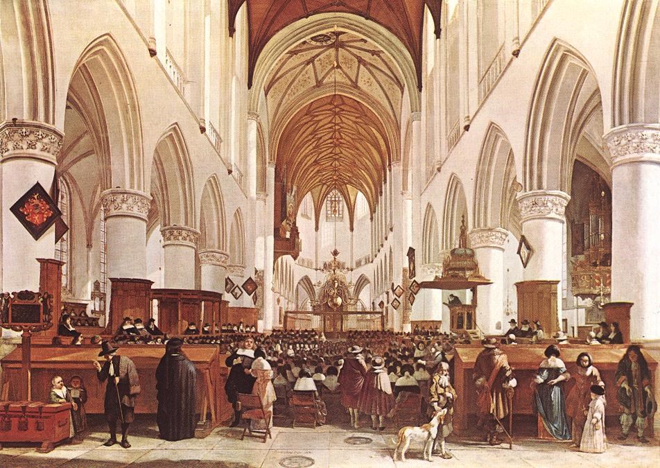 The Interior of the Grote Kerk (St B