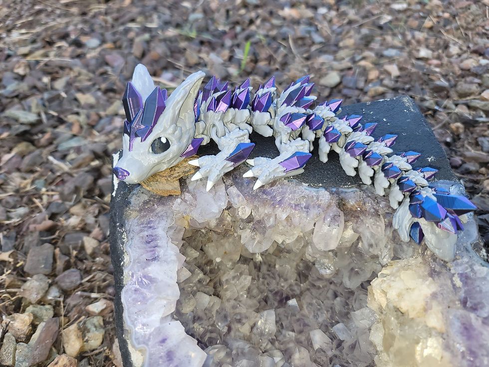 Thumbnail: Baby Crystal Wolf Dragon