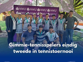 Gimmies Skitter op NWU se Multisurface-Tennistoernooi!
